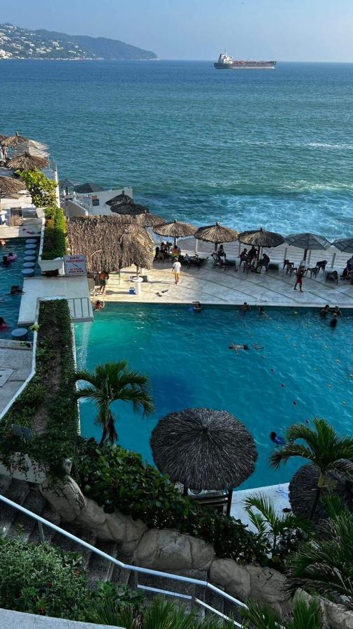 Hotel Torres Gemelas Vista Al Mar A Pie De Playa Acapulco Exterior foto